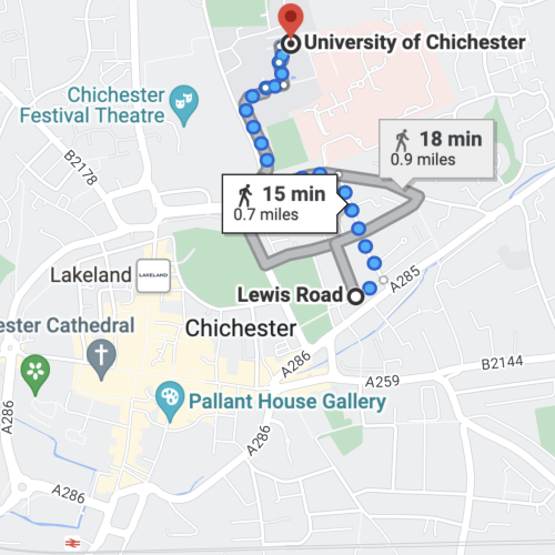 Lewis Road google map