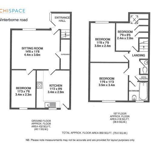 Winterbourne floor plan