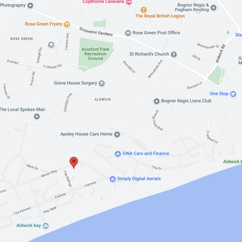 Aldwick Bay google map