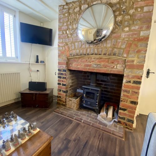 Singleton fireplace