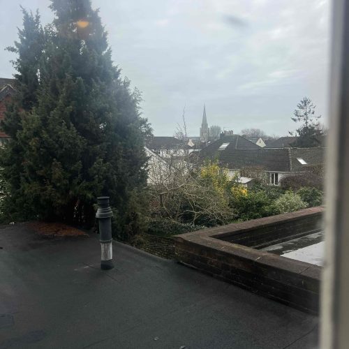 Washington St double room Cathedral view