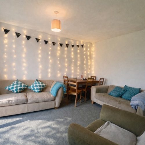 Hilary Road student share living room